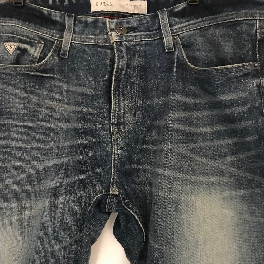 Mens GUESS Desmond Relaxed Straight Jean Size36X32